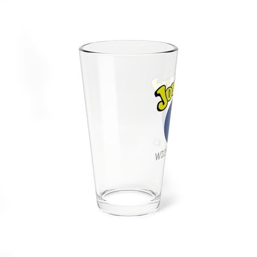 Mixing Glass — 'Jordand' Retro Logo 16oz Cocktail Shaker Glass