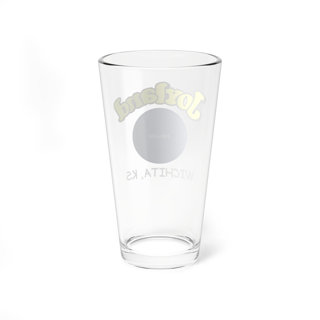 Mixing Glass — 'Jordand' Retro Logo 16oz Cocktail Shaker Glass