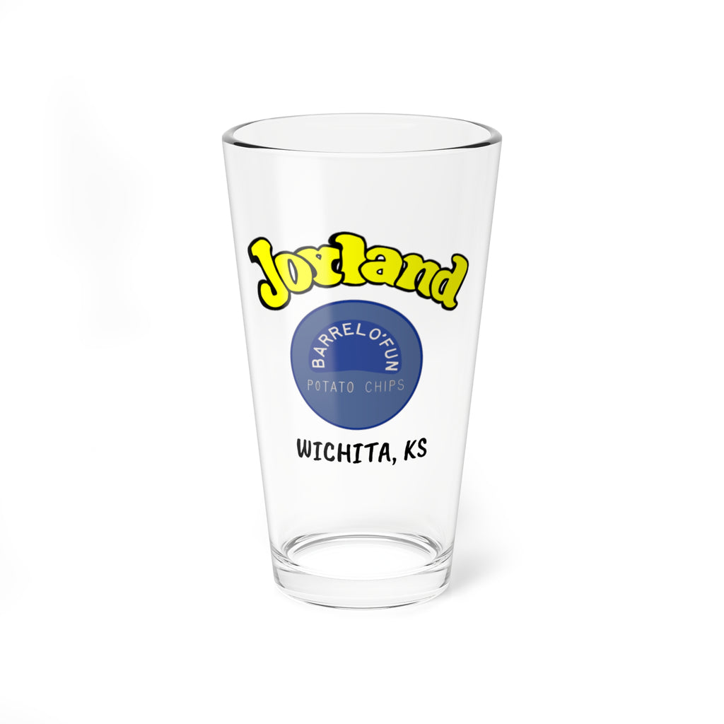 Mixing Glass — 16oz Cocktail Mixing Pint Glass with JOYLAND & 'Sta Krisp' Retro Logo