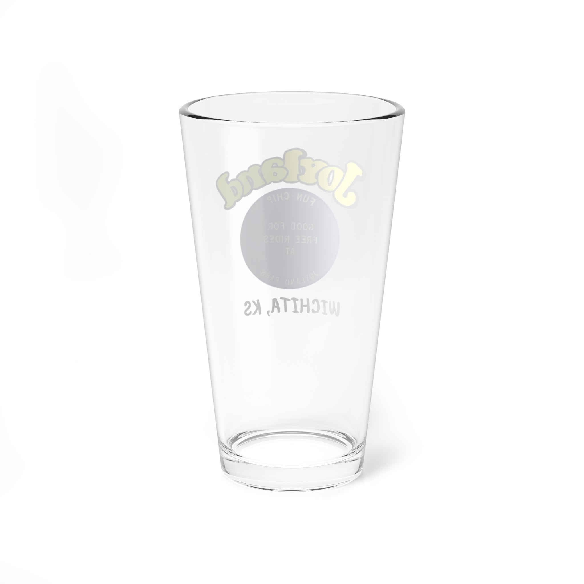 Mixing Glass - Retro Joyland Wichita, KS Pint Glass (16oz)