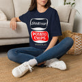 T-Shirt — 'StaKrisp Potato Chips' Retro Snack Logo Tee