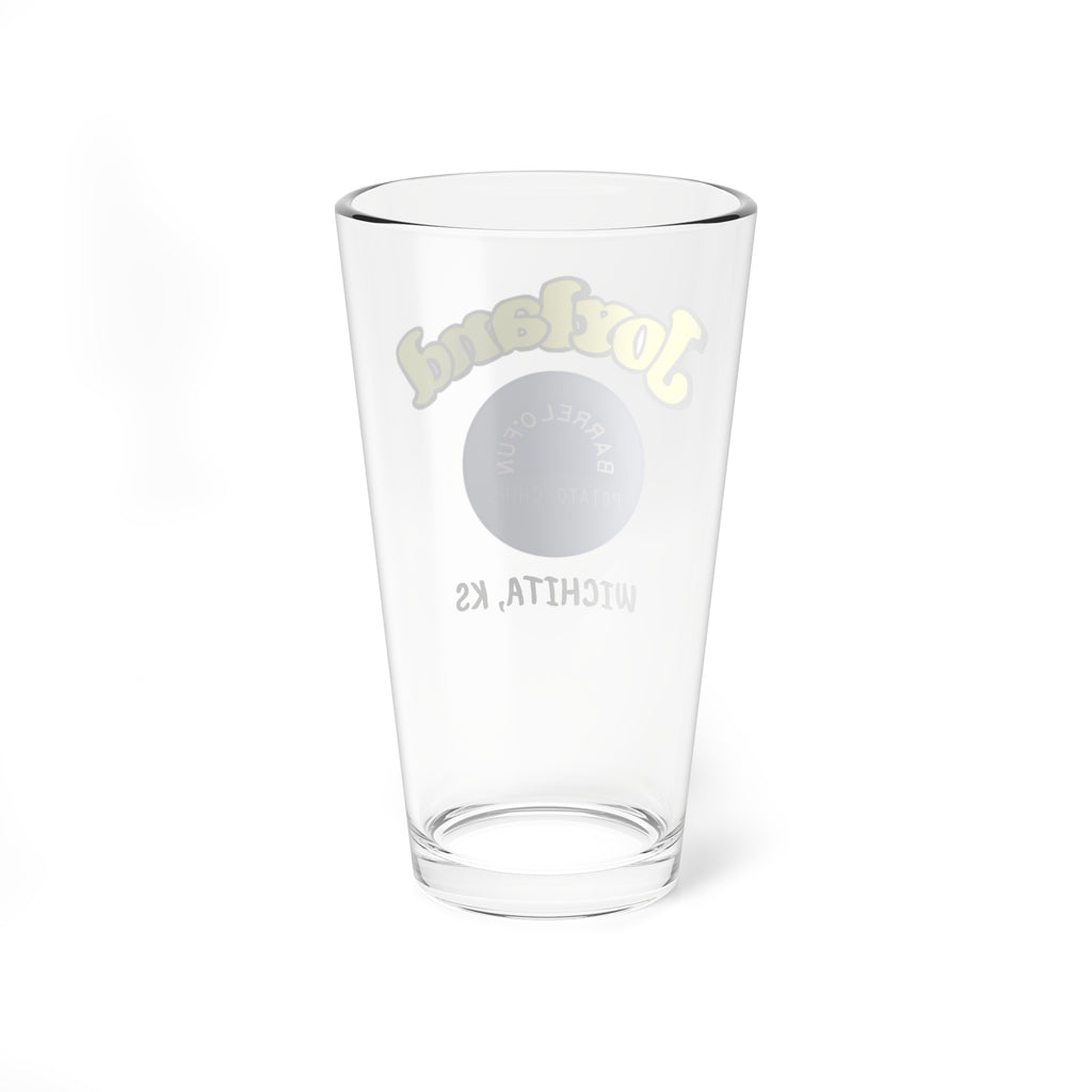 Mixing Glass — 16oz Cocktail Mixing Pint Glass with JOYLAND & 'Sta Krisp' Retro Logo