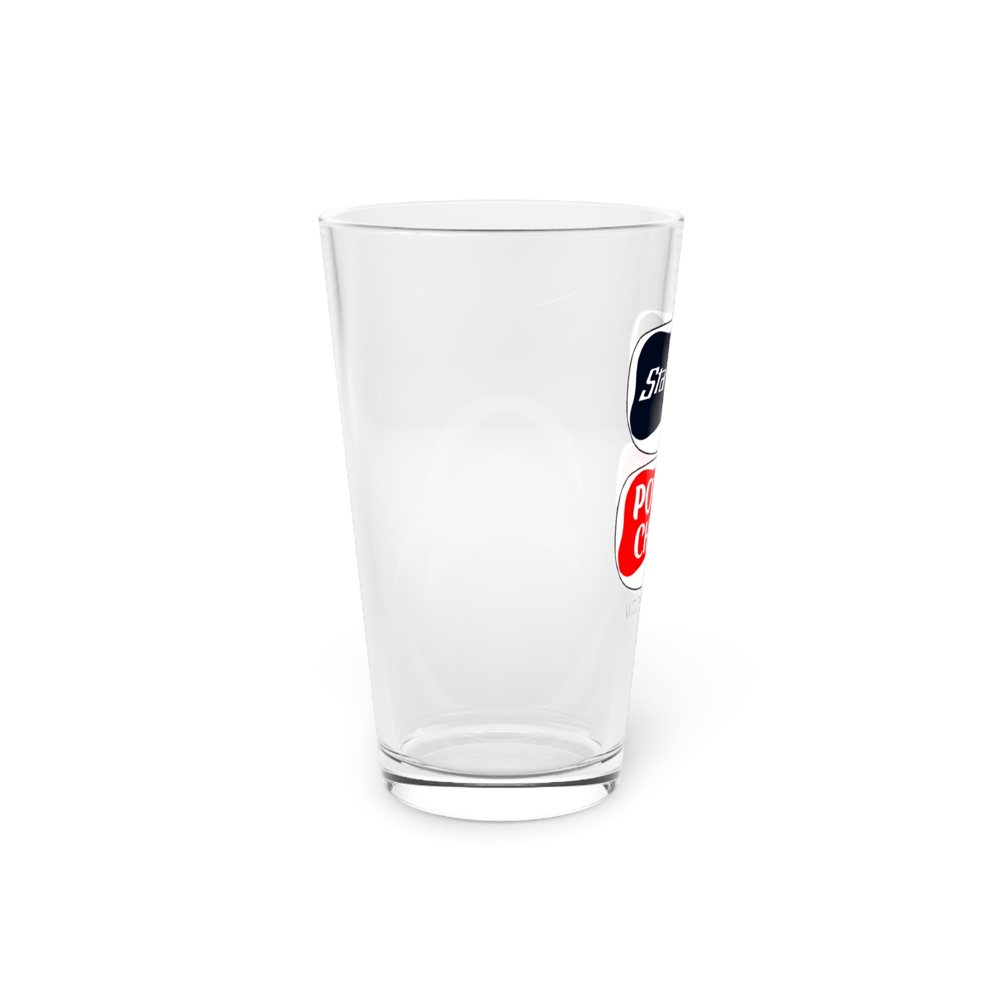 Pint Glass — Retro 'StaKrisp Potato Chips' Logo Beer Glass, 16oz